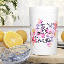 Load image into Gallery viewer, "I'm a Goddamn Rockstar" Vacuum Tumbler & Insulator, 11oz.