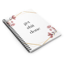 Load image into Gallery viewer, "Get Shit Done" Spiral Notebook - Ruled Line