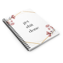 Load image into Gallery viewer, &quot;Get Shit Done&quot; Spiral Notebook - Ruled Line
